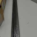 BARZEN Aluminum U Shaped Door Bottom Sweep with Drip Cap - Under Door Seal for Exterior Doors - Screw On Weather Stripping Door Seal - Weatherstrip Bottom of Door - Black, 36 Inches