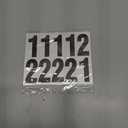 2 inch Self Adhesive Numbers for Mailbox,Reflective Mailbox Number,House,Trash Cans Numbers,for Outside Signs,60 Numbers Stickers,(Black/White)