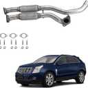 Front Flex Pipe Exhaust Muffler Pipe 2" Inlet (OD) Compatible with 2012-2016 Cadillac SRX 3.6L 73010