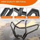 Front Combined Bumper Compatible with 2024 2025 Can-Am Maverick R X RS Accessories Heavy Duty Brush Guard Protector Front Coverage Bumper for Can Am Maverick R 2024+ Replacement for 715010071
