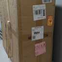 Clear Acrylic Console Table,34" L x 10" W x 28" H, U-Shape Modern Transparent Entryway Table, 110 LBS Weight Capacity, No Assembly Required - for Foyer, Living Room, Sofa Side (1 Tier)