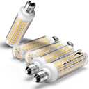 JDE11 Led Bulbs 120V 100W Halogen Candelabra Bulbs Equiva Dimmable,T3 T4 Mini Base JD E11 Bulb,4000K Natural White 10W 1000LM E11 for Chandeliers,Candelabra,Ceiling Fan, Table Cabinet Lighting,5Pack