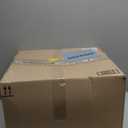 mDesign Stainless Steel Round Metal Trash Can, Small 2.8 Gallon Wastebasket, Garbage Basket Bin for Bathroom, Bedroom, Kitchen, or Home Office, Holds Waste and Recycle, Mirri Collection, Brushed