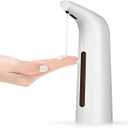 Touchless Automatic Soap Dispenser for Bathroom and Kitchen, Liquid Hand Soap Dispenser, IPX6 Water-Resistant, 14 fl oz (White)