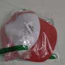 Men Women Foam Trucker Hat Mesh Cap Solid Colors Lightweight with Adjustable Snapback Collection (One Size, Red)