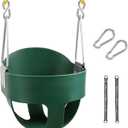 RedSwing High Back Toddler Bucket Swing Seat with Coated Chains, Heavy Duty Kids Swing Seat for Outside, Playground, Backyard, Swing Set Accessories