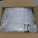 FOCUSLINE 7 Inch White Plastic Plates, 100 Count Disposable Heavy Duty Salad Dessert Plates, Premium Hard Plastic for Weddings, Parties and Events