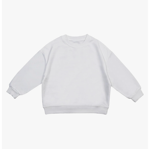 Baby Kids Crew Neck Sweatshirts Solid Cotton O-Neck Pullover Long Sleeve T-shirts Tops for 2-12T Boys & Girls 13Y XXL