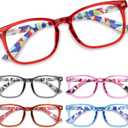 CCVOO Reading Glasses for Women/Men, Eyeglasses, Blue Light Readers for Women/Men, Computer Eye Glasses, Cheaters (Mosaic, 2.25 x)