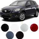 Front Bumper Tow Hook Cover Towing Eye Cap Fit for Mazda CX-5 2013 2014 2015 2016 KD4550A12BB KD45-50-A12-BB (White, Left Driver Side) Xinpinsai