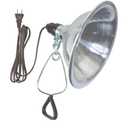 Woods Clamp Lamp Light with Aluminum Reflector; 150W; UL Listed; 6- Foot Cord