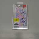 for iPhone 13 Mini Case Fashion Flower Pattern Slim Liquid Silicone Dropproof for iPhone 13 Mini Phone Cover 5.4 inch-Flower Purple