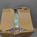 Outdoor Camping Blanket with Sherpa Lining, Extra Warm Thick Camp Blankets and Puffy Ultralight Soft Poncho DWR Camping Quilt for Cold Weather, Adventure, Sleeping, Backpacking 78"x 56" (Purple Deer Language)