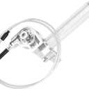 Throttle Grip Throttle Cable Motorcycle 22mm Universal CNC Aluminum Accelerator Throttle Twist Grips Handlebars for KLX CR CRF EXC XR TTR CB SSR ATV Dirt Bike Pit Bike (Silver)