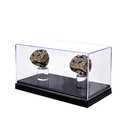Championship Ring Display Case 1 Slot Hole | Baseball Ring Display Box | Softball Ring Box | Football Ring Case | Sport Ring Display Box | High School Ring Display Box… (Two Holes-1)