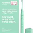 ORDO Sonic+ Electric Toothbrush for Adults, Advanced Smart Tech, 4 Brushing Modes, Fast Rechargeable, Sonic Toothbrushes Over 4 Weeks Battery Life, Silicone Polishing Element, USB Charger, Mint Green