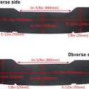 ECOTRIC Bed Inner Fender Liner Set Compatible with 1999-2010 Ford F350 F450 Dually Pickup Truck Rear Left & Right/Driver & Passenger Side
