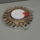 Honiway Wall Mirror Decorative 12 inch Rustic Wood Mirror Sunburst Boho Mirror for Entryway Bedroom Living Room Bathroom House Warming Gifts New Home Essential Carbonized Black