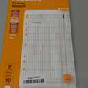 Fiskars SureCut Portable Paper Trimmer, 9" Cut Length for Cardstock and Photos, Fits in 3-Ring Binder for Travel, 10 Sheet Cutting Capacity, 9" Rail, Orange