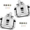CCiyu Rear Left & Right Disc Brake Calipers Assembly 18B5467 18B5466