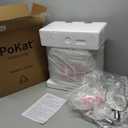 PoKat 23" Modern Ceramic Table Lamp Set of 2 for Living Room White Desk Lamps for Bedroom Farmhouse Bedside Nightstand Lamp House Warming Gifts New Home Decor End Table Lamps Gifts for Women Mom Beige