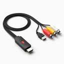 Dingsun HDMI to RCA Converter for TV, Apple TV, Roku, Fire Stick, DVD, Blu-ray Player ect.