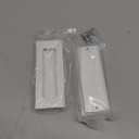 MOROBOR 2 Pack Recessed Finger Flush Pulls, Warm White Rectangular Aluminium Sliding Closet Door Handles for Sliding Door, Cupboard, Drawer, Cabinet