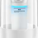 Humidifier with Double Nozzle, 2.2L Humidifiers for Bedroom, 26dB Quiet Dual Spray Cold Mist Humidifier for Plants, Office, and Home Baby Nursery, 3 Gear and Night Light, Easy to Fill & Clean (white)