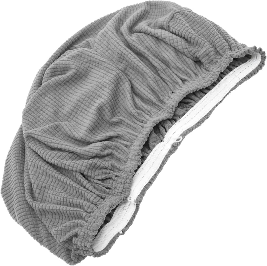 PRETYZOOM Jacquard Cushion Cover Stretch Sofa Seat Cover Couch Cushion Slipcover for Armchair Sectional Sofa (Grey)