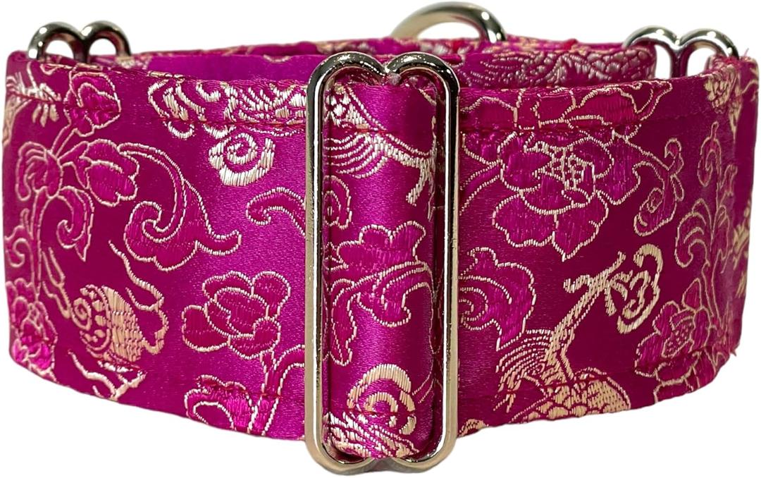 Extra Soft Martingale Dog Collar for Greyhound Saluki Whippet and Other Breeds with Similar Neck 2" Wide (L 14"-18") Extra Soft Martingale Dog Collar for Greyhound Saluki Whippet and Other Breeds with Similar Neck 2" Wide (L 14"-18")