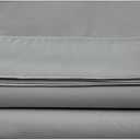 4U'LIFE Single Flat Bed Sheet, Ultra Soft & Comfortable Double Burshed Micrifiber, (Gray,Twin)