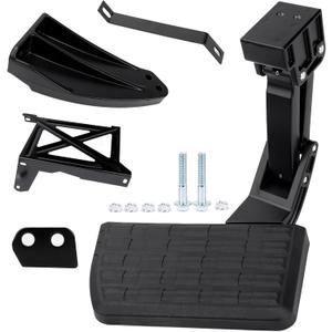 Rear Bumper Tailgate Step Rear Bed Step Retractable Bed Step Compatible with Toyota Tundra 2014 2015 2016 2017 2018 2019 2020 2021 Truck Bed Step,Folding Tailgate Step Replace# PT392-34140,75316-01A