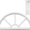 1 Pcs 22" x 10" Entry Door Frame Only Replacement for 1" Glass, White