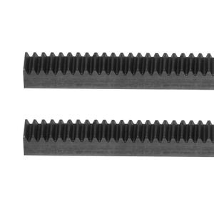 uxcell Steel Gear Rack, 2 Pcs 1Mod 1000mm x 10mm x 10mm Total 6.6 ft Heavy Duty Straight Linear Spur Rack for Machines Automotive