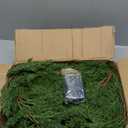 3PCS 6.2FT Christmas Garland with Lights, Real Touch Cedar Garland Thick and Lush Greenery with Soft Artificial Pine Branches for Mantle Fireplace Table Wall Outdoor Indoor Christmas Decorations