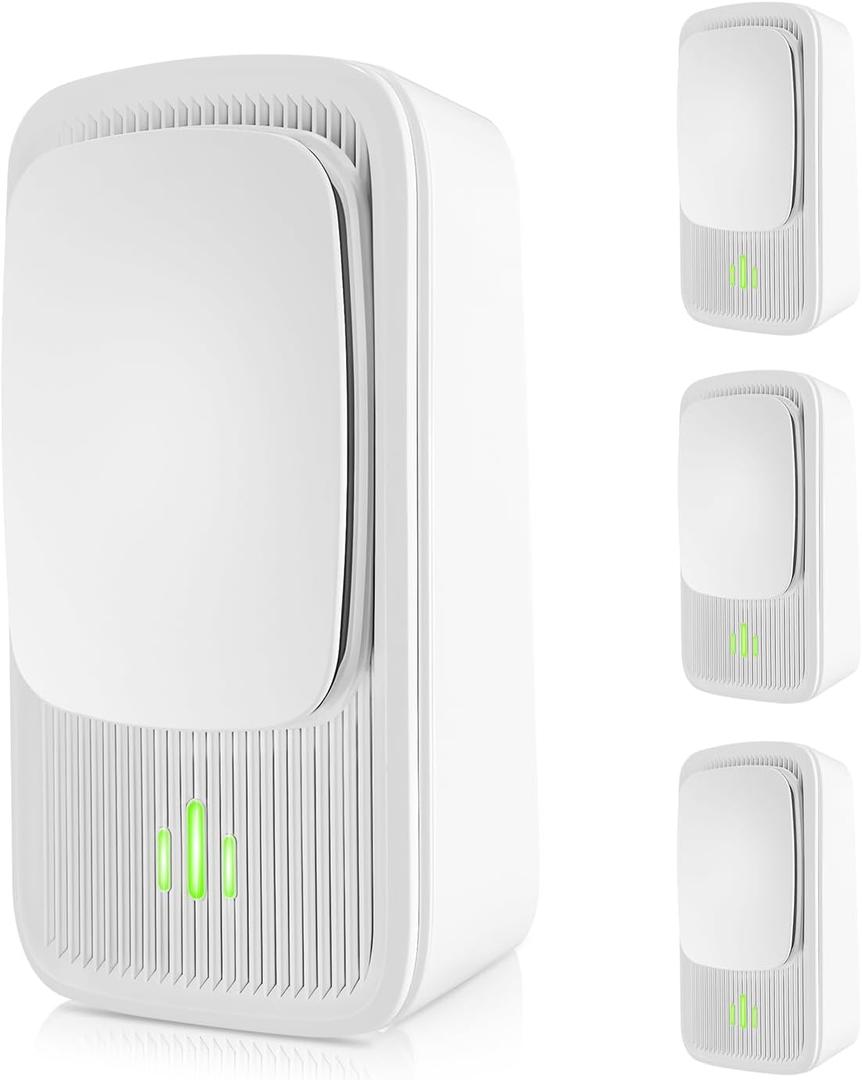 4 x Plug In Negative Ion Air Purifier 4 Pack Quiet Air Ionizers, Mini Air Fresheners for Home, Bedroom, Office, Kitchen, Portable Odor Eliminator for Smoke, Dust, Pet Smell
