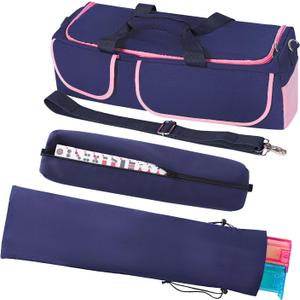 Empty American Mahjong Set Bag with Tiles Bag and Mahjong Racks Bag, Mahjong Storage Case