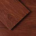 Yun-aeon Reddish Brown Peel and Stick Floor Tiles 12-Pack 18 Sq Ft Stripe Self Adhesive Wood Grain Planks Removable Vinyl Flooring Art Deco for Bedroom Living Room (36In6In)