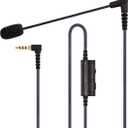 Boom Gaming Microphone Cable Compatible with Game PS4 Xbox One PC Laptop Phone and Sony MDRXB950BT, MDRXB650BT, MDR1000X, MDR100ABN, WH1000XM2, MDR-1A Headphone | with Volume Control and Mute Switch