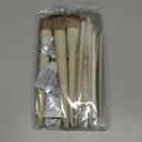 LORYP Makeup Brushes Set Labeled 18 Piece Face and Eye Brush Set Ultra soft hair Foundation, Concealer, Blush, Contour, Blending, Eyeshadow Khaki Brush kit