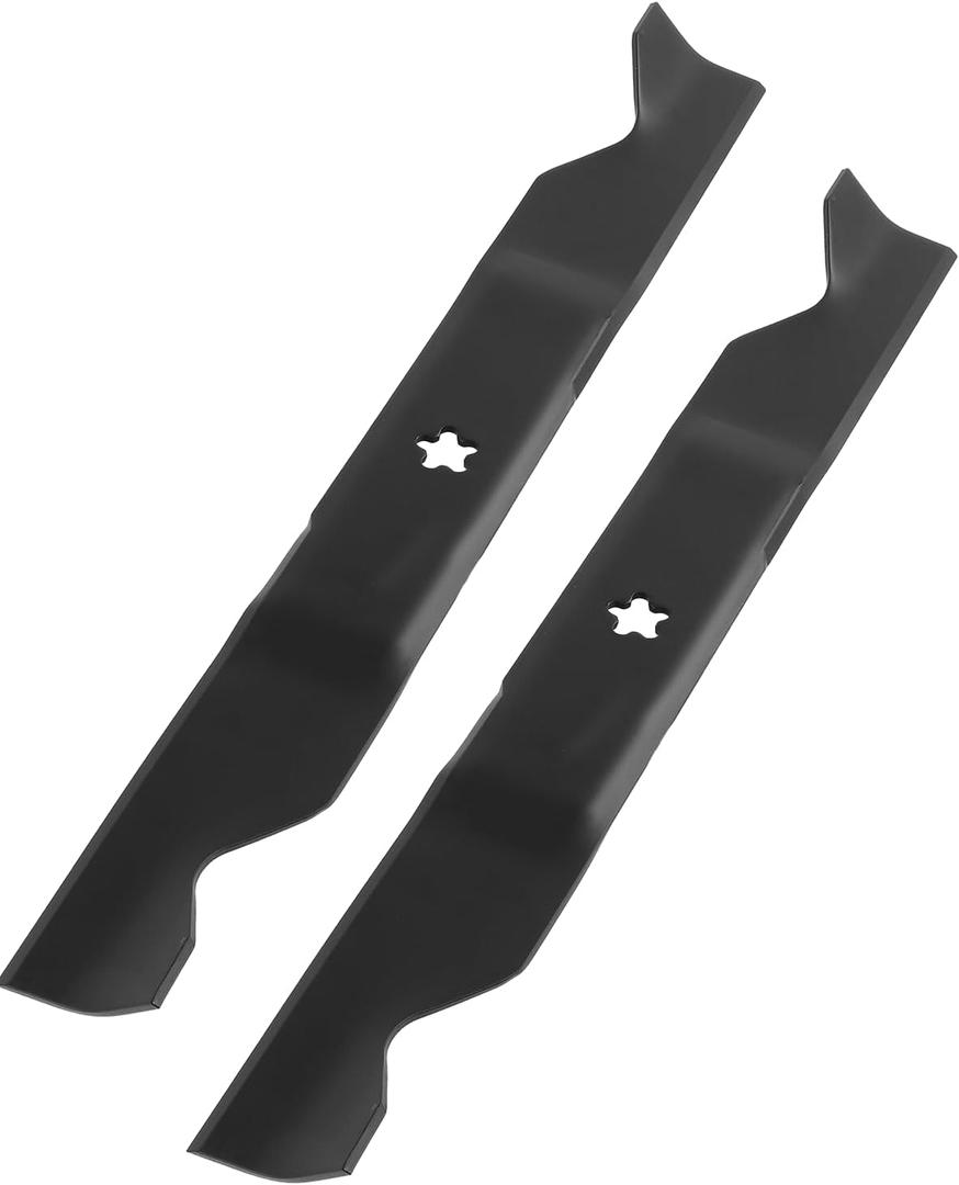 532405380 Medium Lift Lawn Mower Blades for 33266 403107 405380 532403107 PP21011 Compatible with Husqvar na YTH22V46 Z246 YT46LS YTH20K46 YTH21K46 YTH22K46 YTA22V46 46" Deck Lawn Mower