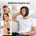 Cordless TMJ Heating Pad with Red Light, Jaw Heating Pad, TMJ Heat Pad, TMJ Facial Heating Wrap, 660nm, 3 Heating Levels & Timed Auto-Off, Rechargeable 5000mAh Battery