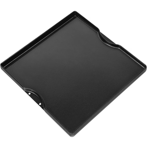 Grill Griddle for Weber Genesis 300 & 400 Series (2022+) Porcelain-Enameled Cast lron Dual Sided Sear Replacement Parts for Weber, Hick Nonstick BBQ Griddle Pan, Size: 16.1" x 16.1" x 1.2"