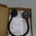 12 Volt Flexible Dimmable LED Reading Light, Full Metal & Red Light & Quick USB Charger, 18-1/2 Inch Length, for RV Boat Motorhome Camper Van Truck Travel Trailer, Hard-Wired