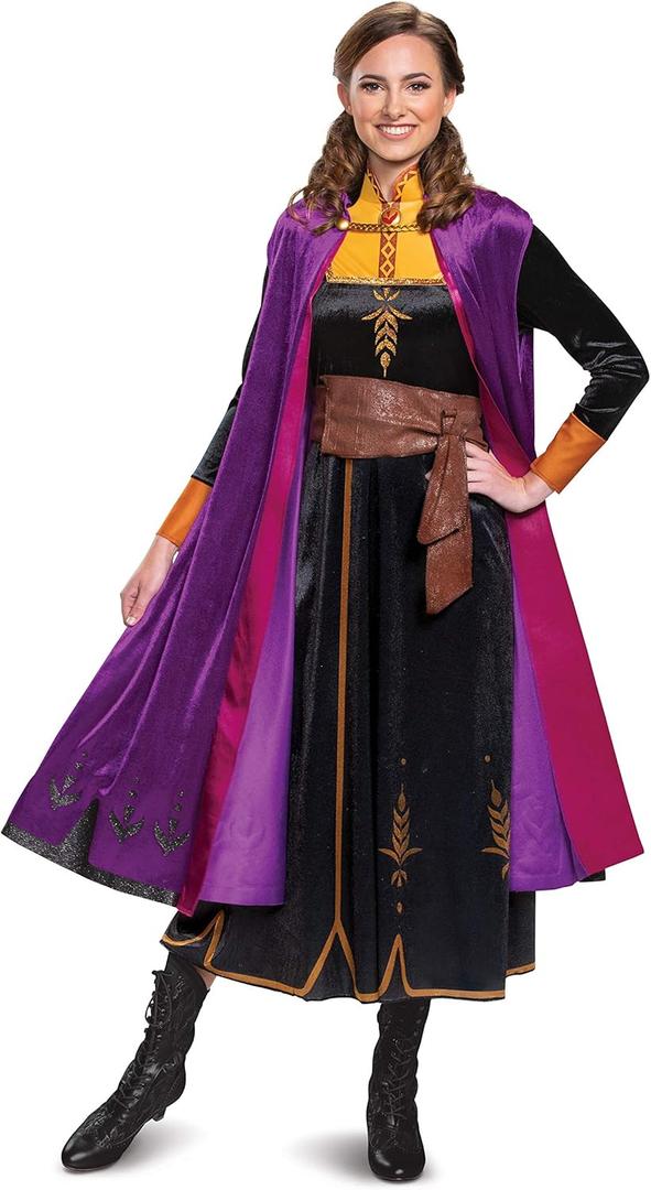 Disguise Women's Disney Anna Frozen 2 Deluxe Adult Costume (Large)