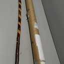 Handcrafted Nature Wood Hiking Stick 55 Inches Long - with Hand Strap and Rubber Tip Cover - Transparent Waterproof Painting Coating