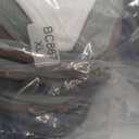 BQTQ 8 Pieces V Neck Bralettes Padded Bralettes for Women with Elastic Straps Seamless Bra (XL)