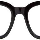 Madison Avenue Blue Light Blocking Glasses Oversized Fashion Blue Light Blocker for Women Anti Eyestrain & UV Protection Computer Eyeglasses (Black)