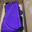 Slim Lightweight Dog Life Jacket, Neoprene Compact Dog Life Vest with High Buoyancy, Lift Handle & Double Safety Buckles, Waterproof Ergonomic Fit for Pool Boating Water Activities, Purple, Large
