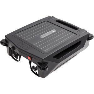Solar Rechargeable Dual-Mode Pool Clening Robot, Cordless Robt Pool Cleaner, Solar Automatic Robot Pool Skimmer,Pool Vacum for Above Ground Pool (Black)